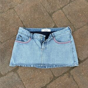 Hollister mini Jean skort size 10